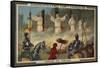 Martyrdom of the Knights Templar-null-Framed Stretched Canvas