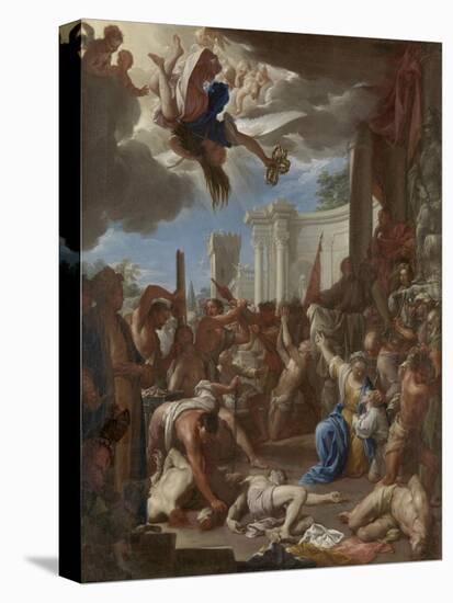 Martyrdom of the Seven Sons of Saint Felicity-Francesco Trevisani-Stretched Canvas