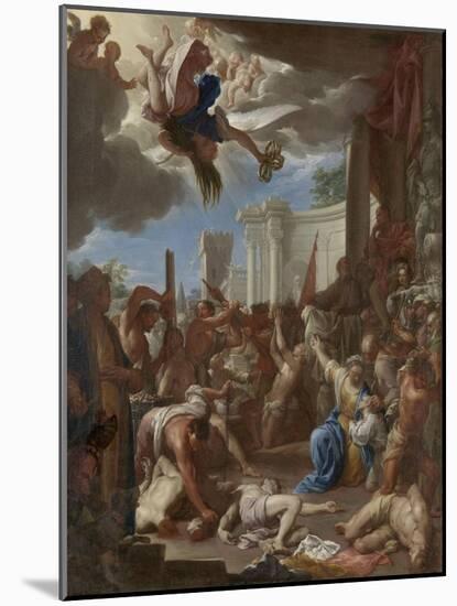 Martyrdom of the Seven Sons of Saint Felicity-Francesco Trevisani-Mounted Art Print