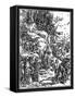 Martyrdom of the Ten Thousand Christians on Mt Ararat, 1495-1497-Albrecht Durer-Framed Stretched Canvas
