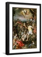 Martyrdom of Vitalis of Milan (Oil on Canvas, 1583)-Federico Fiori Barocci or Baroccio-Framed Giclee Print