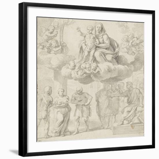 Martyre de sainte Agathe-Philippe De Champaigne-Framed Giclee Print