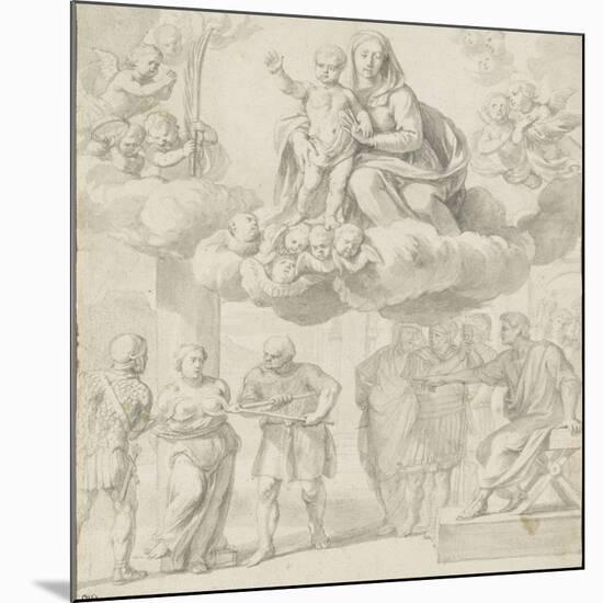 Martyre de sainte Agathe-Philippe De Champaigne-Mounted Giclee Print