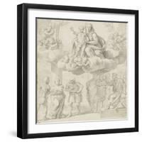 Martyre de sainte Agathe-Philippe De Champaigne-Framed Giclee Print