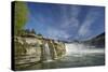 Maruia Falls and Maruia River, Tasman, South Island, New Zealand-David Wall-Stretched Canvas