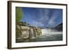 Maruia Falls and Maruia River, Tasman, South Island, New Zealand-David Wall-Framed Photographic Print