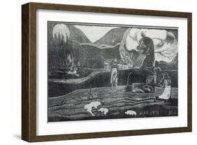 Maruru (Merci !)-Paul Gauguin-Framed Giclee Print