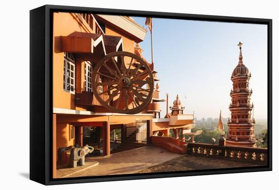 Maruti Temple, Panjim, Goa, India, South Asia-Ben Pipe-Framed Stretched Canvas