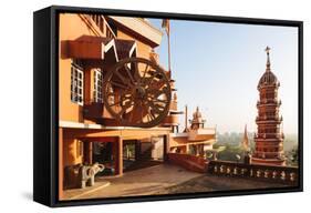Maruti Temple, Panjim, Goa, India, South Asia-Ben Pipe-Framed Stretched Canvas