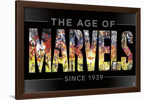 Marvel 80th - Age of Marvels-null-Framed Standard Poster