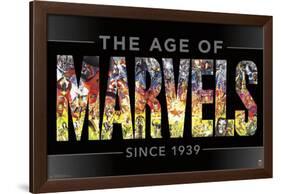 Marvel 80th - Age of Marvels-null-Framed Standard Poster