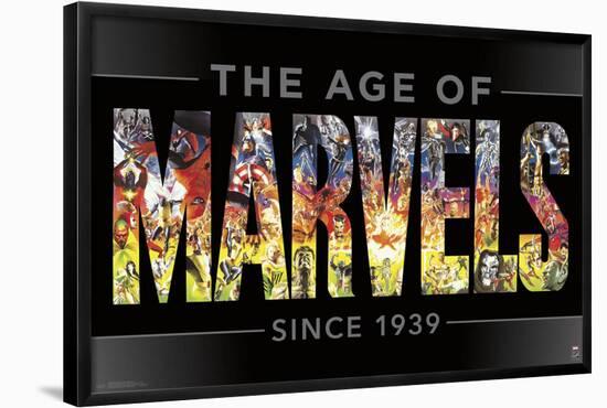 Marvel 80th - Age of Marvels-null-Framed Standard Poster