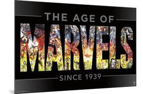 Marvel 80th - Age of Marvels-null-Mounted Standard Poster