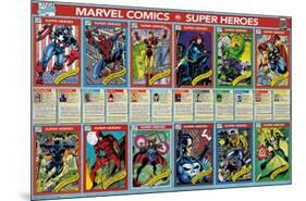 MARVEL 80TH - CARDS-null-Mounted Standard Poster