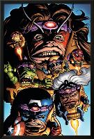 Marvel Adventures Avengers No.9 Cover: M.O.D.OK.-Stewart Cameron-Lamina Framed Poster