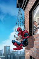 Marvel Adventures Spider-Man No.51 Cover: Spider-Man-Nolan Graham-Lamina Framed Poster