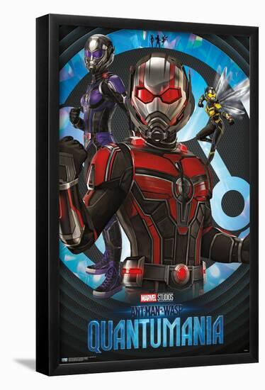 Marvel Ant-Man And The Wasp: Quantumania - High Render Trio-Trends International-Framed Poster