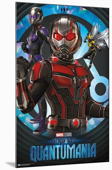 Marvel Ant-Man And The Wasp: Quantumania - High Render Trio-Trends International-Mounted Poster