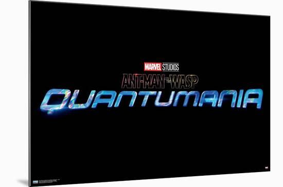 Marvel Ant-Man and the Wasp: Quantumania - Logo-Trends International-Mounted Poster