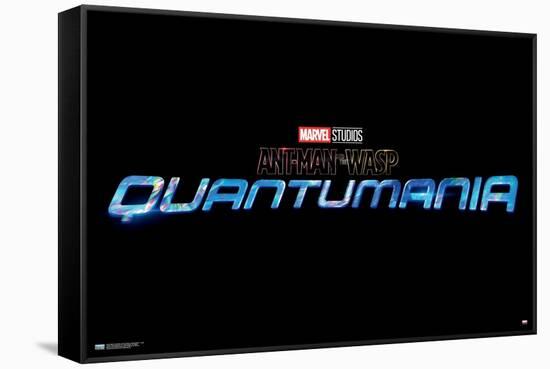 Marvel Ant-Man and the Wasp: Quantumania - Logo-Trends International-Framed Stretched Canvas