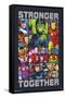 Marvel Avengers: Beyond Earth's Mightiest - Stronger Together-Trends International-Framed Stretched Canvas