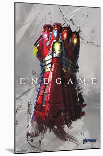 Marvel Avengers: Endgame - Stark Gauntlet-Trends International-Mounted Poster