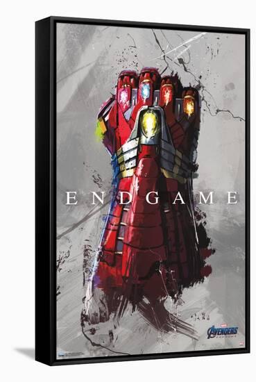 Marvel Avengers: Endgame - Stark Gauntlet-Trends International-Framed Stretched Canvas