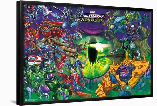 Marvel Avengers: Mechstrike Monster Hunters - Battle-Trends International-Framed Poster