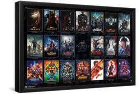 Marvel Avengers: The Infinity Saga - One Sheet Grid-Trends International-Framed Poster