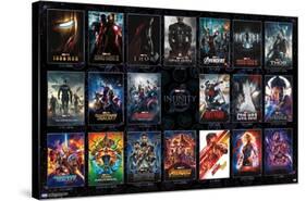 Marvel Avengers: The Infinity Saga - One Sheet Grid-Trends International-Stretched Canvas