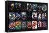 Marvel Avengers: The Infinity Saga - One Sheet Grid-Trends International-Framed Stretched Canvas