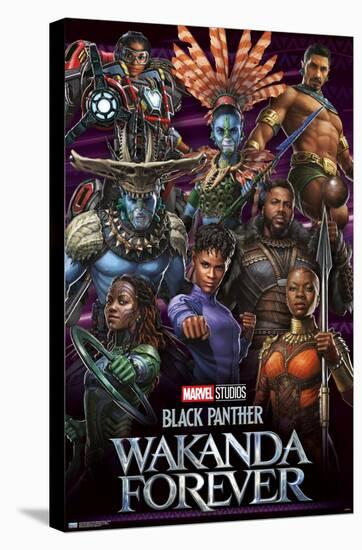 Marvel Black Panther: Wakanda Forever - Group-Trends International-Stretched Canvas