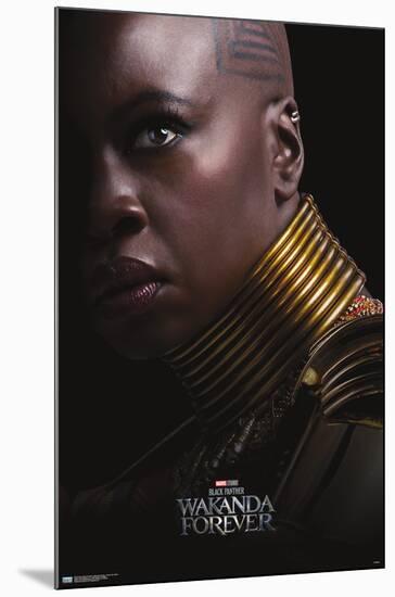 Marvel Black Panther: Wakanda Forever - Okoye One Sheet-Trends International-Mounted Poster