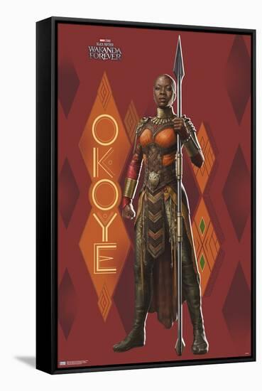 Marvel Black Panther: Wakanda Forever - Okoye-Trends International-Framed Stretched Canvas