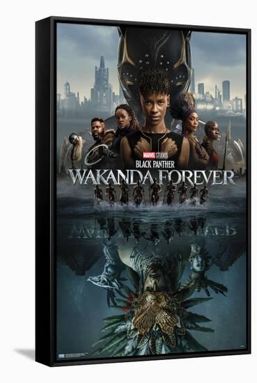 Marvel Black Panther: Wakanda Forever - One Sheet-Trends International-Framed Stretched Canvas