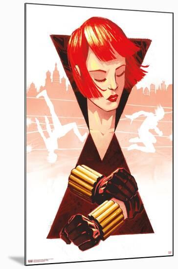 Marvel - Black Widow by Dan Thompson-Trends International-Mounted Poster