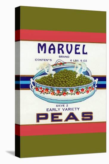 Marvel Brand Early Variety Peas-null-Stretched Canvas