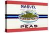 Marvel Brand Early Variety Peas-null-Stretched Canvas