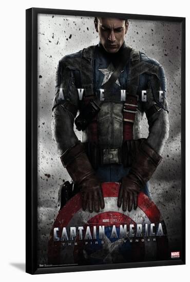 Marvel - Captain America - The First Avenger - One Sheet-Trends International-Framed Poster
