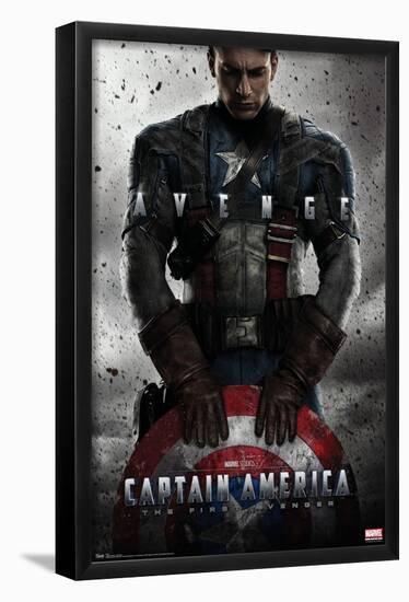 Marvel - Captain America - The First Avenger - One Sheet-Trends International-Framed Poster