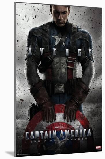 Marvel - Captain America - The First Avenger - One Sheet-Trends International-Mounted Poster