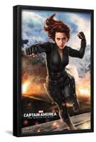 Marvel - Captain America - The Winter Soldier - Black Widow-Trends International-Framed Poster