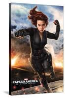 Marvel - Captain America - The Winter Soldier - Black Widow-Trends International-Stretched Canvas