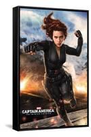 Marvel - Captain America - The Winter Soldier - Black Widow-Trends International-Framed Stretched Canvas