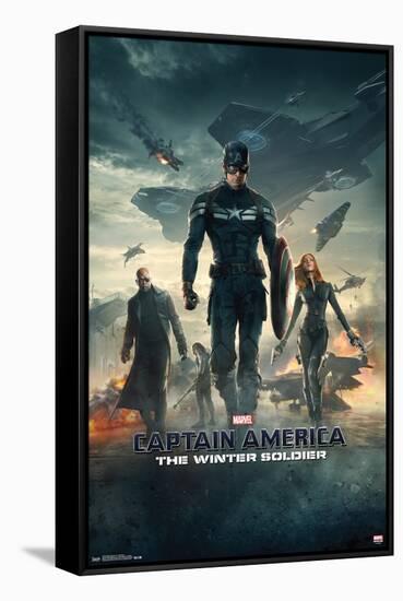 Marvel - Captain America - The Winter Soldier - One Sheet-Trends International-Framed Stretched Canvas