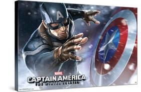 Marvel - Captain America - The Winter Soldier - Shield-Trends International-Stretched Canvas