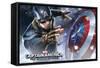 Marvel - Captain America - The Winter Soldier - Shield-Trends International-Framed Stretched Canvas