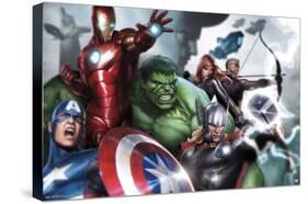 Marvel Cinematic Universe - Avengers - Assemble-Trends International-Stretched Canvas