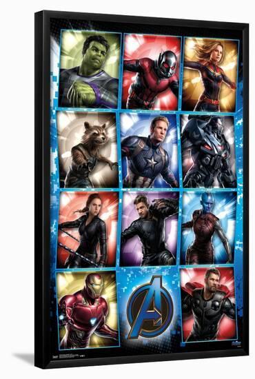 Marvel Cinematic Universe - Avengers - Endgame - Grid-Trends International-Framed Poster