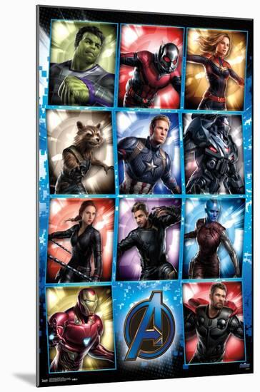 Marvel Cinematic Universe - Avengers - Endgame - Grid-Trends International-Mounted Poster